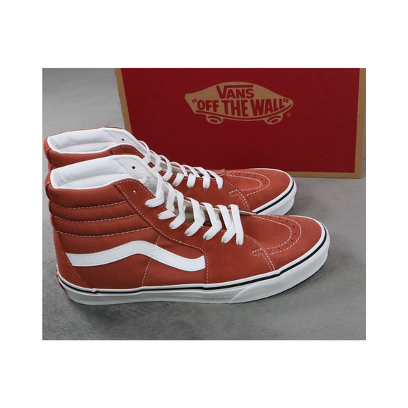 Vans Sk8 Hi Auburn Orange Mens 8.5 Womens 10 High Top Sneakers VN000CMXC9J New main image 5